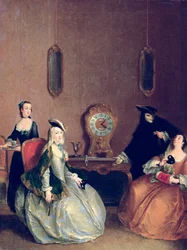 Innenszene - Maskenball